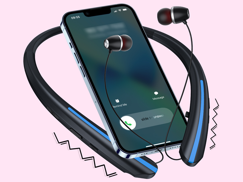 Bluetooth Retractable Headphones